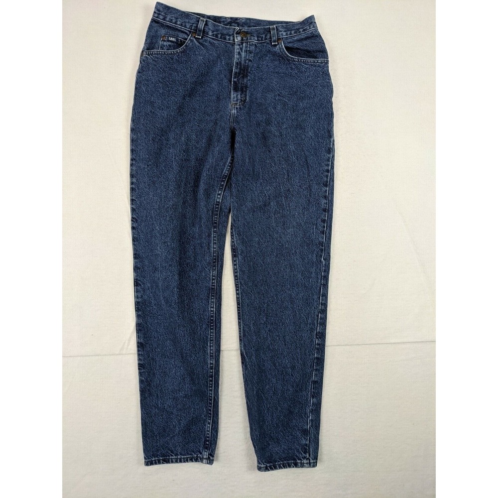 Lee Womens Jeans Sz 14L Cotton Blue High Waisted